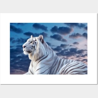 Tiger Animal Nature Majestic Wilderness Posters and Art